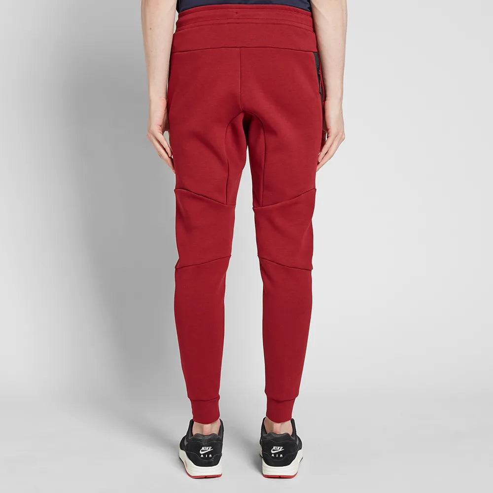 Nike Tech Fleece Joggers - Two Tone Red (Old Season) - No Sauce The Plug