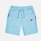 Nike Tech Fleece Shorts - Baby Blue (2nd Gen) - No Sauce The Plug