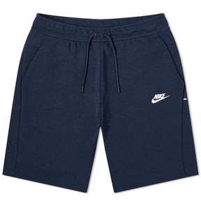 Nike Tech Fleece Shorts - Navy (2nd Gen) - No Sauce The Plug