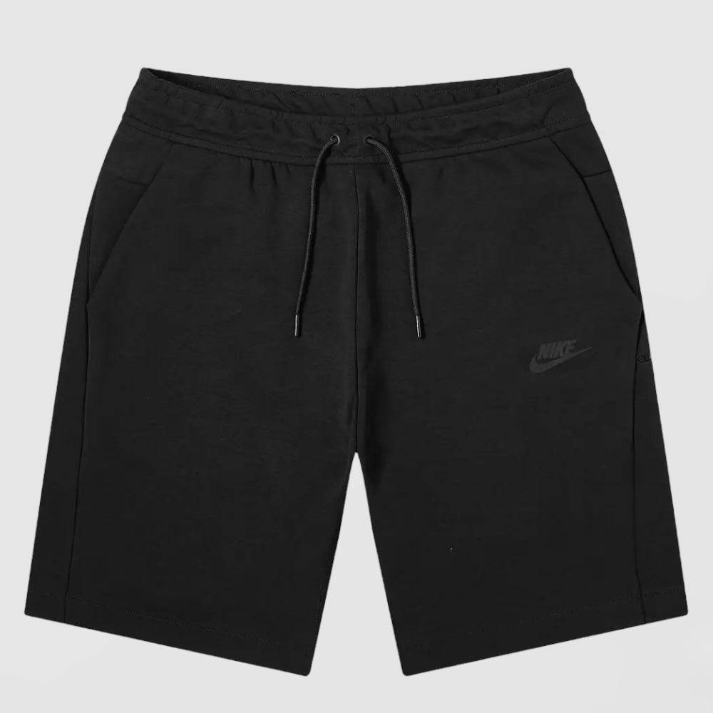 Nike Tech Fleece Shorts - Black (2nd Gen) - No Sauce The Plug