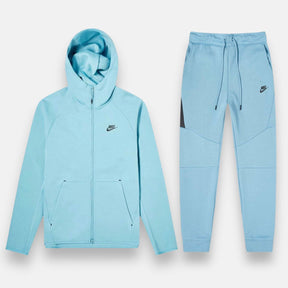 Nike Tech Fleece Set - Baby Blue (2nd Gen) - No Sauce The Plug