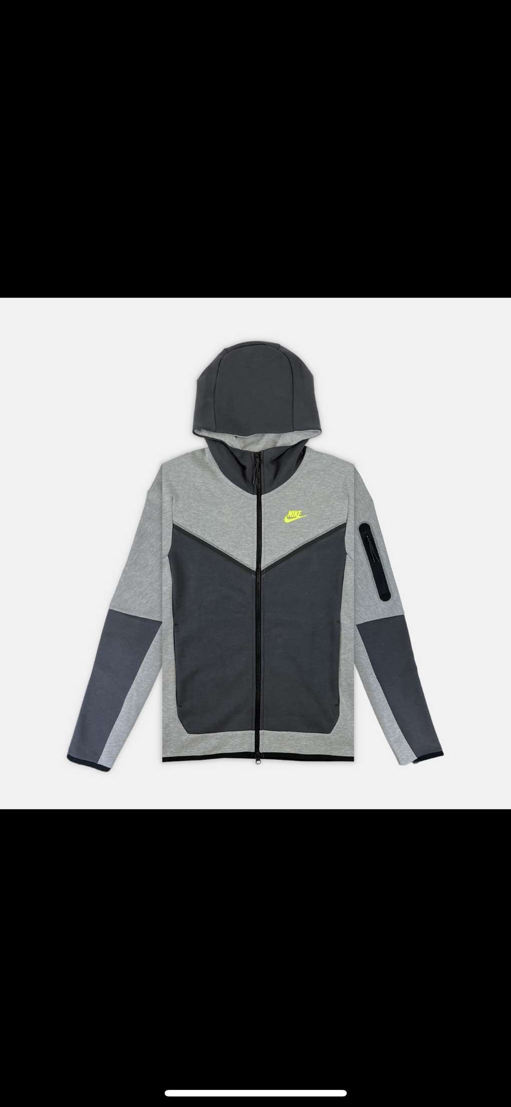 Nike Tech Fleece Set - Grey, Anthracite & Volt (3rd Gen) - No Sauce The Plug