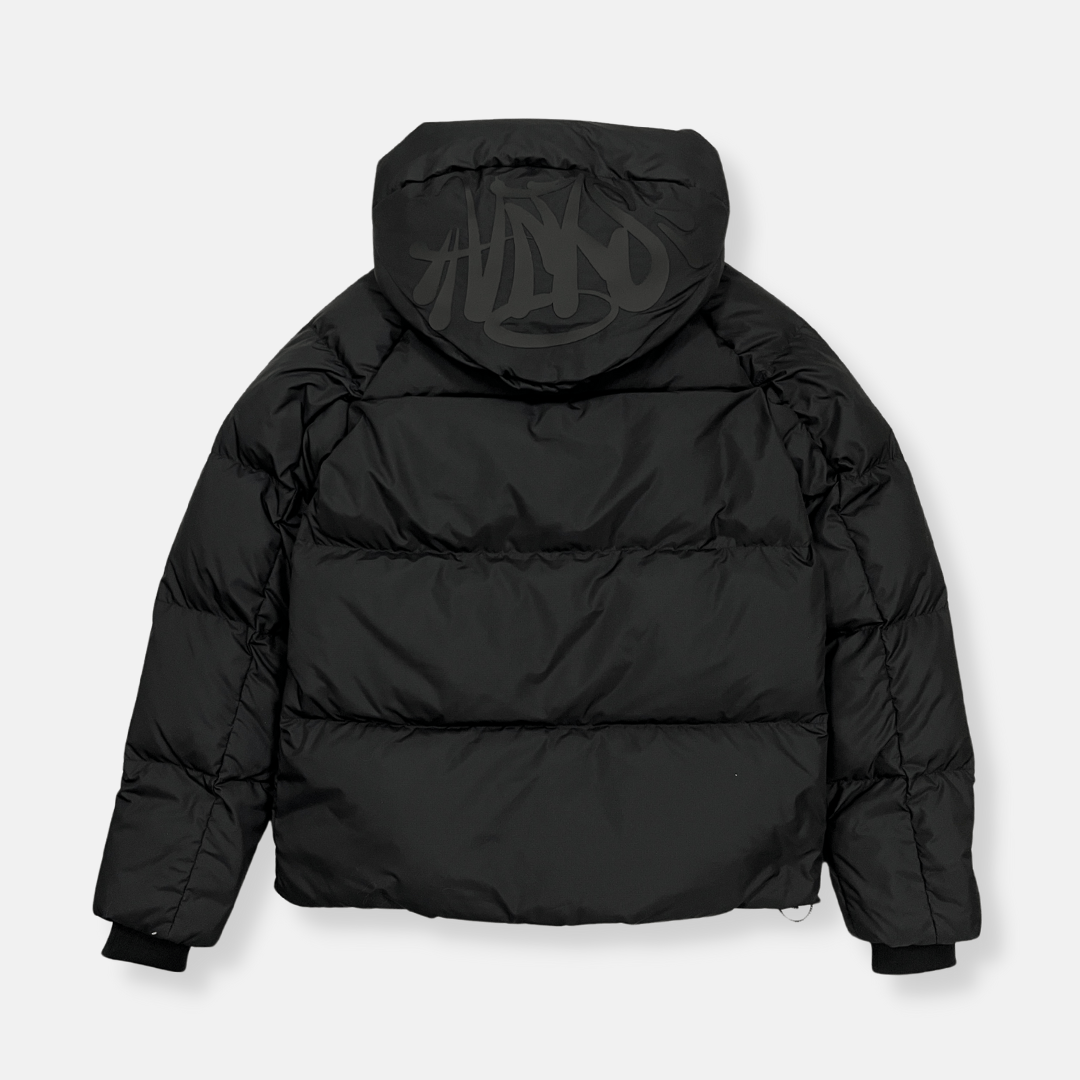 Syna Double Hood Jacket - Black/Green
