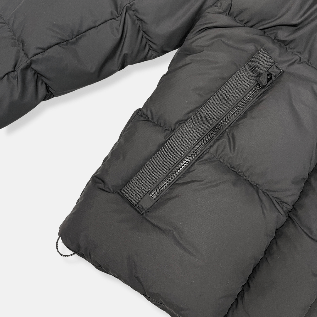 Syna Down Puffer Jacket - Blackout - No Sauce The Plug