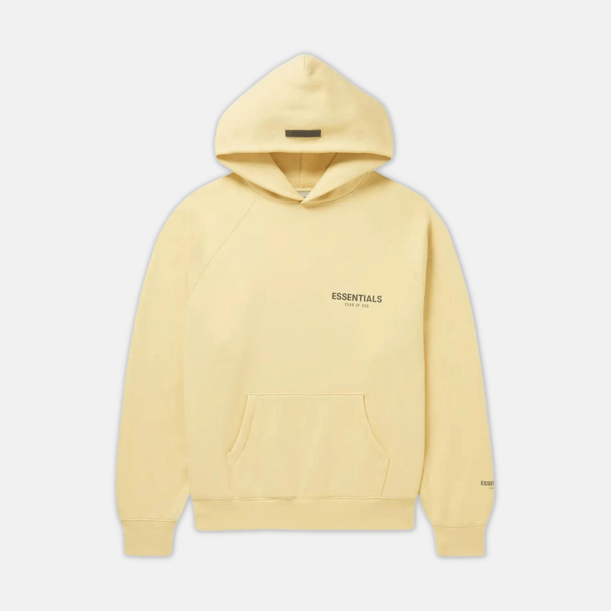 Fear Of God Essentials Cream Core Collection Hoodie | No Sauce The Plug