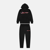 Trapstar Hyperdrive Monochrome Tracksuit - Black/Red