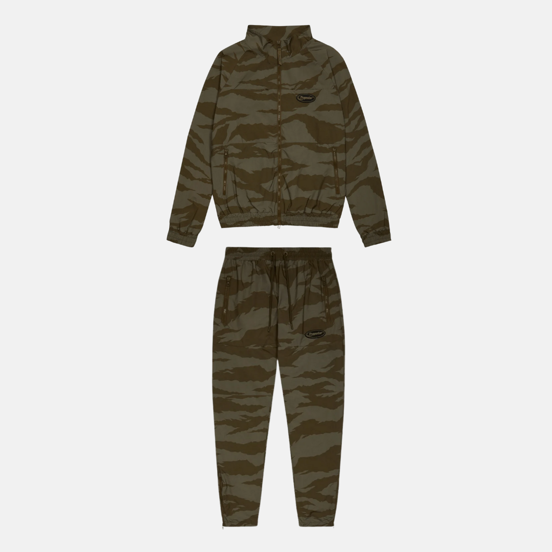 Trapstar Hyperdrive Zip Up Tracksuit - Tiger Camo