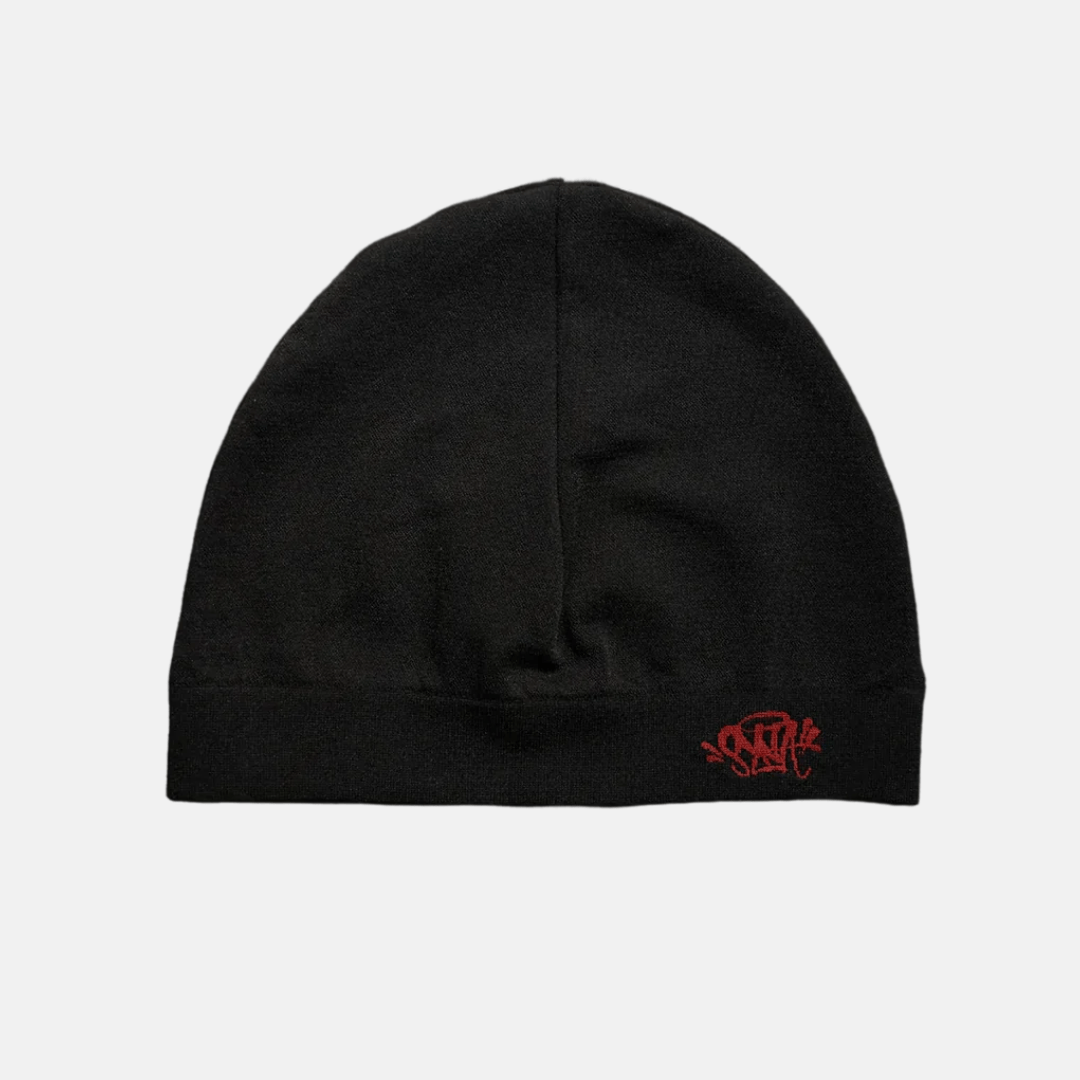 Syna Skull Cap - Black/Red - No Sauce The Plug