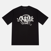 Syna Chrome T-Shirt - Black/Silver - No Sauce The Plug