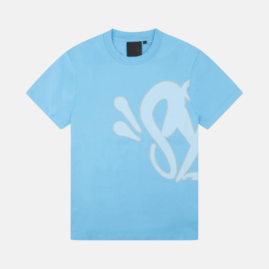 Syna T-shirt & Shorts Logo Set - Blue - No Sauce The Plug