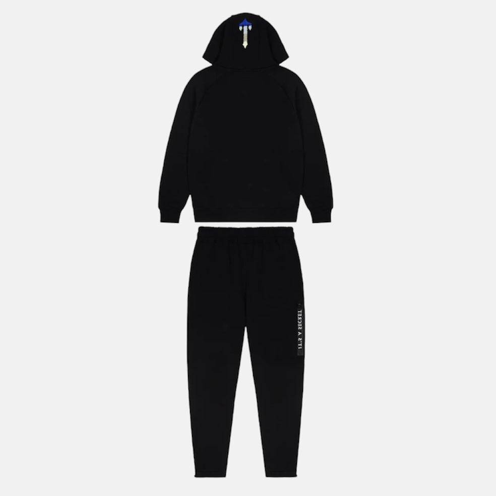 Trapstar Chenille Decoded 2.0 Hooded Tracksuit - Black Ice Edition - No Sauce The Plug