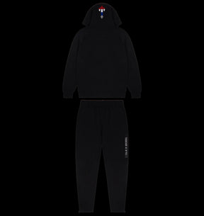 Trapstar Chenille Decoded 2.0 Hooded Tracksuit - Black Revolution - No Sauce The Plug