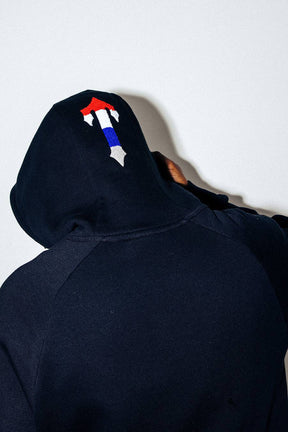 Trapstar Chenille Decoded 2.0 Hooded Tracksuit - Black Revolution - No Sauce The Plug