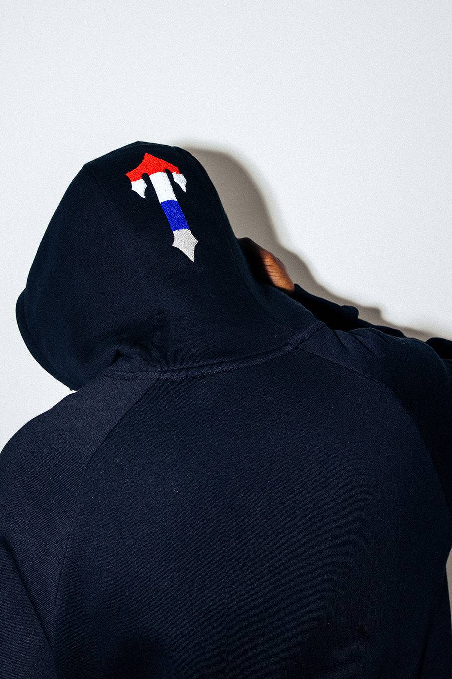 Trapstar Chenille Decoded 2.0 Hooded Tracksuit - Black Revolution - No Sauce The Plug