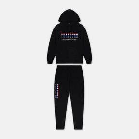Trapstar Chenille Decoded 2.0 Hooded Tracksuit - Black Revolution - No Sauce The Plug