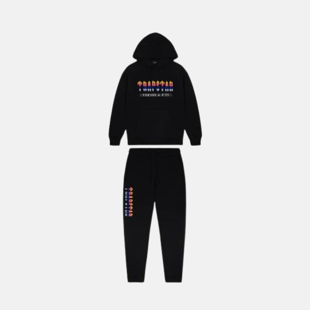 Trapstar Chenille Decoded Tracksuit - Black Candy Flavours 2.0 Edition - No Sauce The Plug