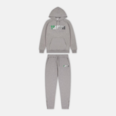 Trapstar Chenille Decoded Tracksuit - Grey/Green - No Sauce The Plug