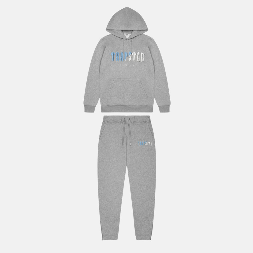 Grey and top blue tracksuit