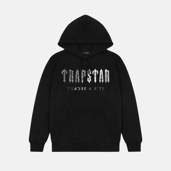 Trapstar Decoded Paisley Monochrome Edition Hoodie - Black | No 