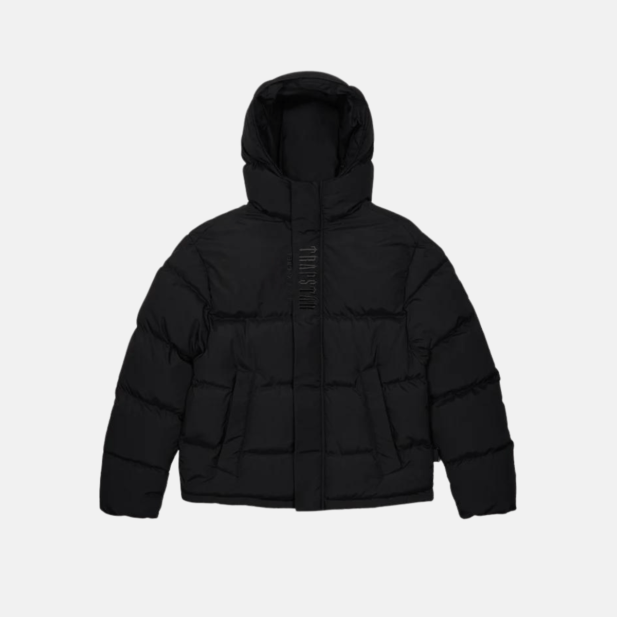 Trapstar Decoded Hooded Puffer 2.0 Jacket - Blackout - No Sauce The Plug
