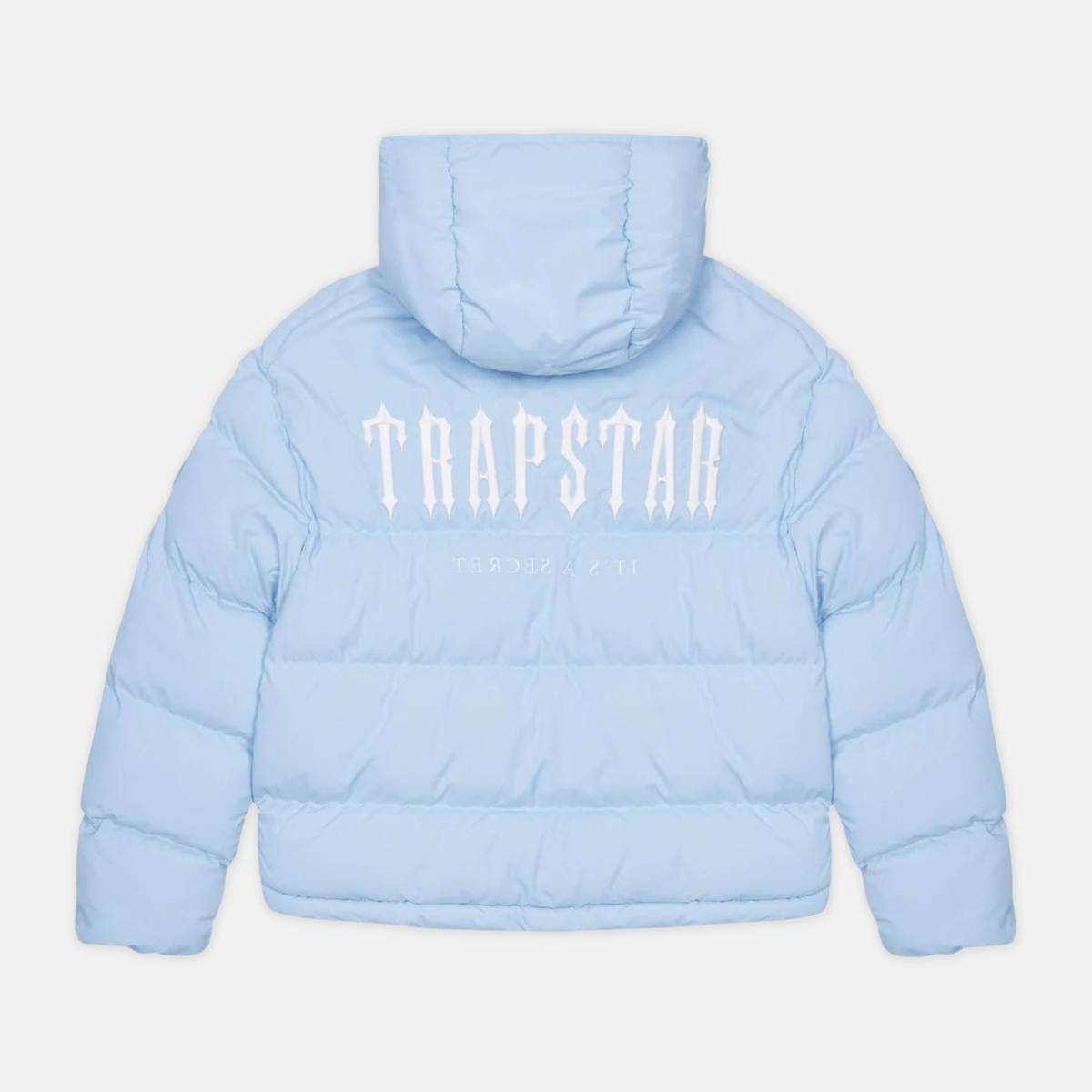 Trapstar Decoded Hooded Puffer 2.0 Jacket - Ice Blue - No Sauce The Plug