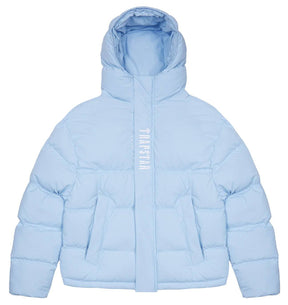 Trapstar Decoded Hooded Puffer 2.0 Jacket - Ice Blue - No Sauce The Plug