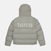 Trapstar Decoded Hooded Puffer 2.0 Jacket - Light Smoke Grey - No Sauce The Plug