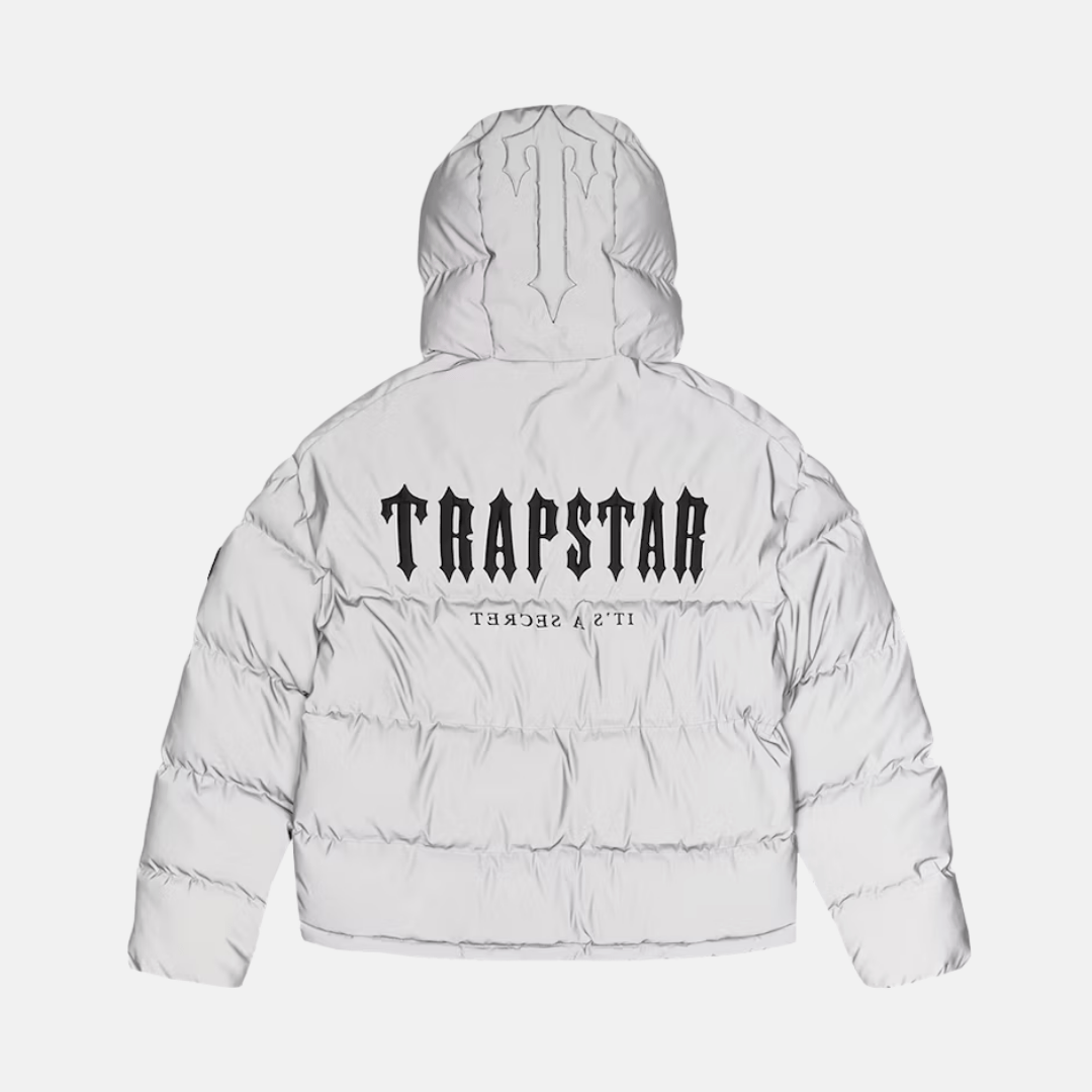 Trapstar Decoded Hooded Puffer 2.0 Jacket - Reflective - No Sauce The Plug