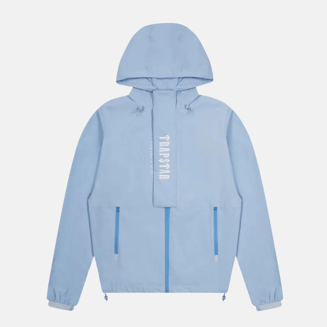 Trapstar Decoded  Windbreaker - Cashmere Blue - No Sauce The Plug