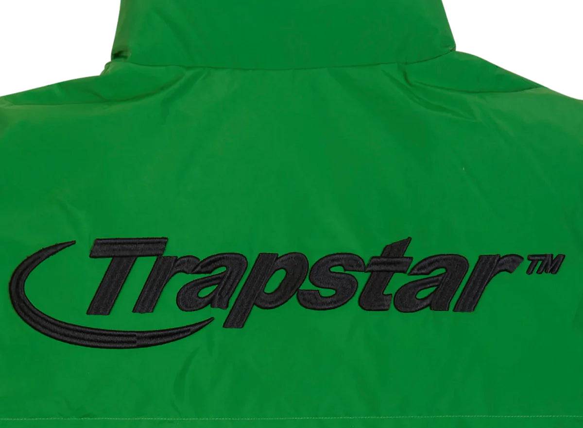 Trapstar Hyperdrive 2.0 Bomber Jacket - Green/Black - No Sauce The Plug