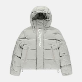 Trapstar Hyperdrive Technical Puffer Jacket - Light Grey - No Sauce The Plug