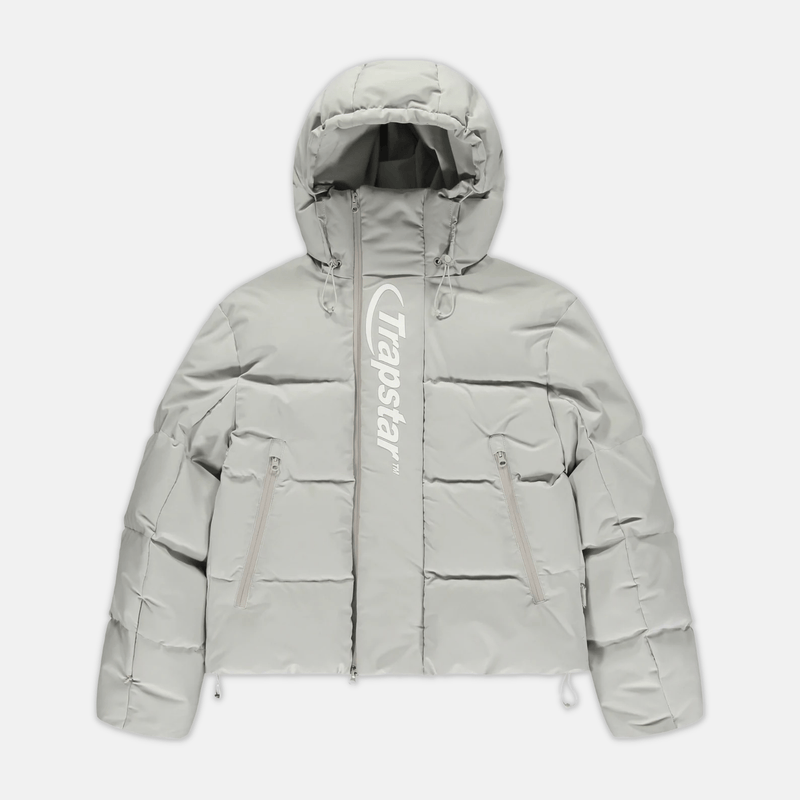 Trapstar Hyperdrive Technical Puffer Jacket Light Grey No Sauce The