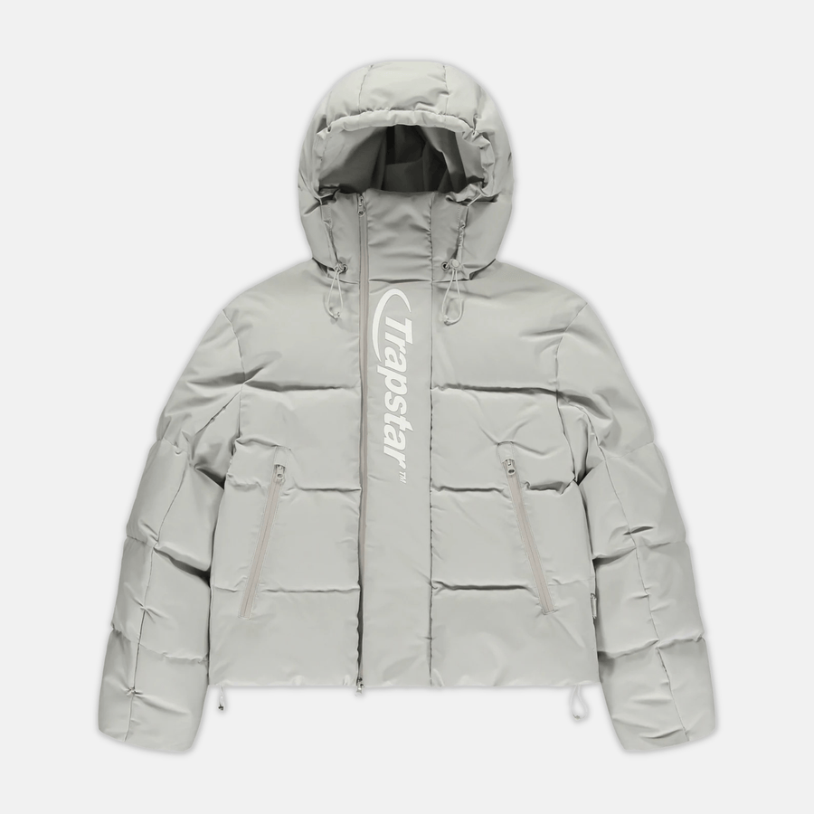 Trapstar Hyperdrive Technical Puffer Jacket Light Grey No Sauce The