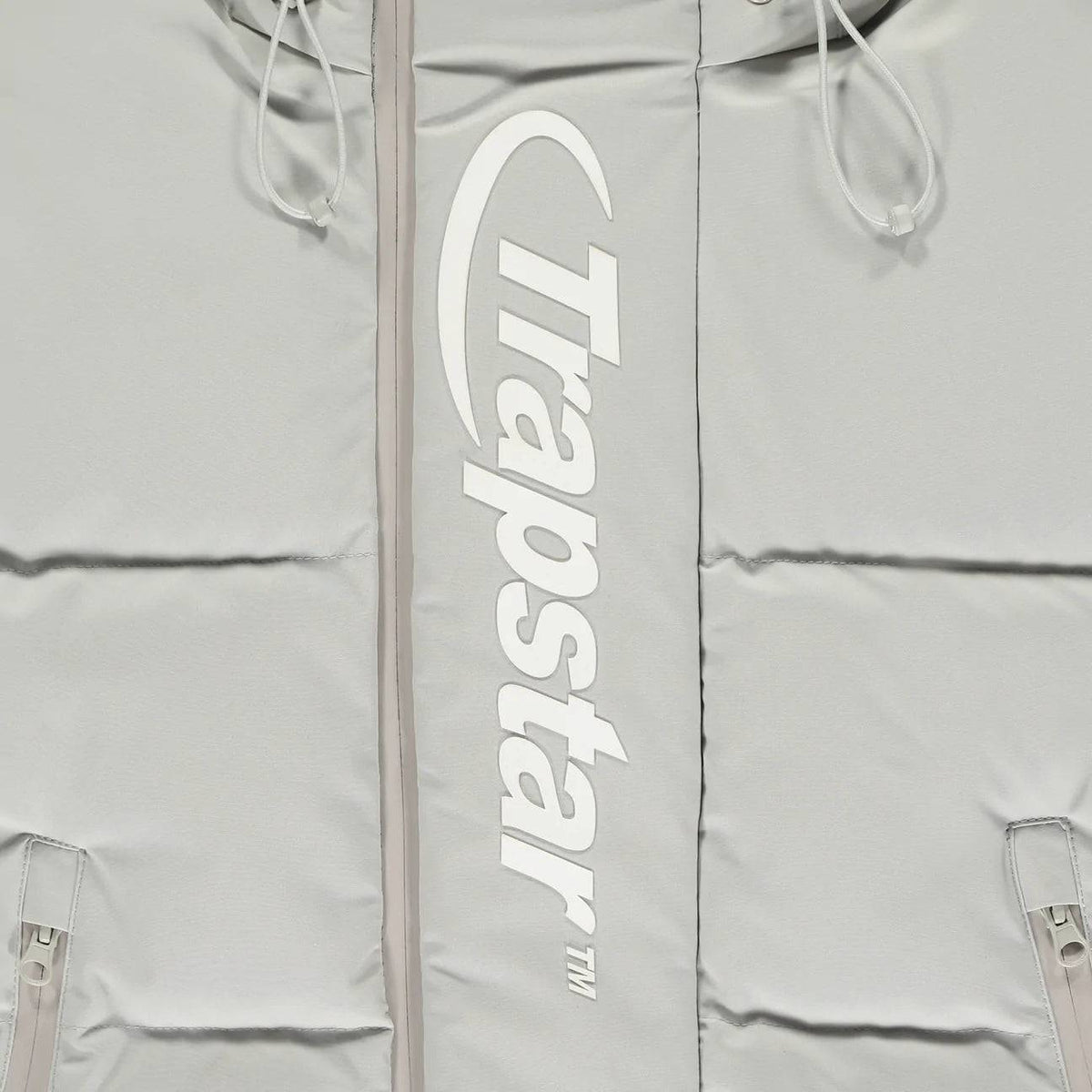 Trapstar Hyperdrive Technical Puffer Jacket Light Grey No Sauce The