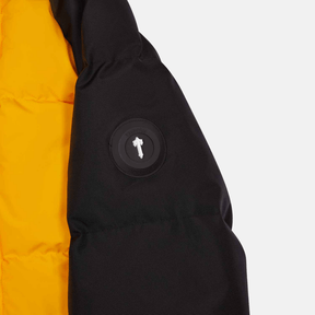 Trapstar Irongate AW23 Hooded Puffer Jacket - Black/Yellow - No Sauce The Plug