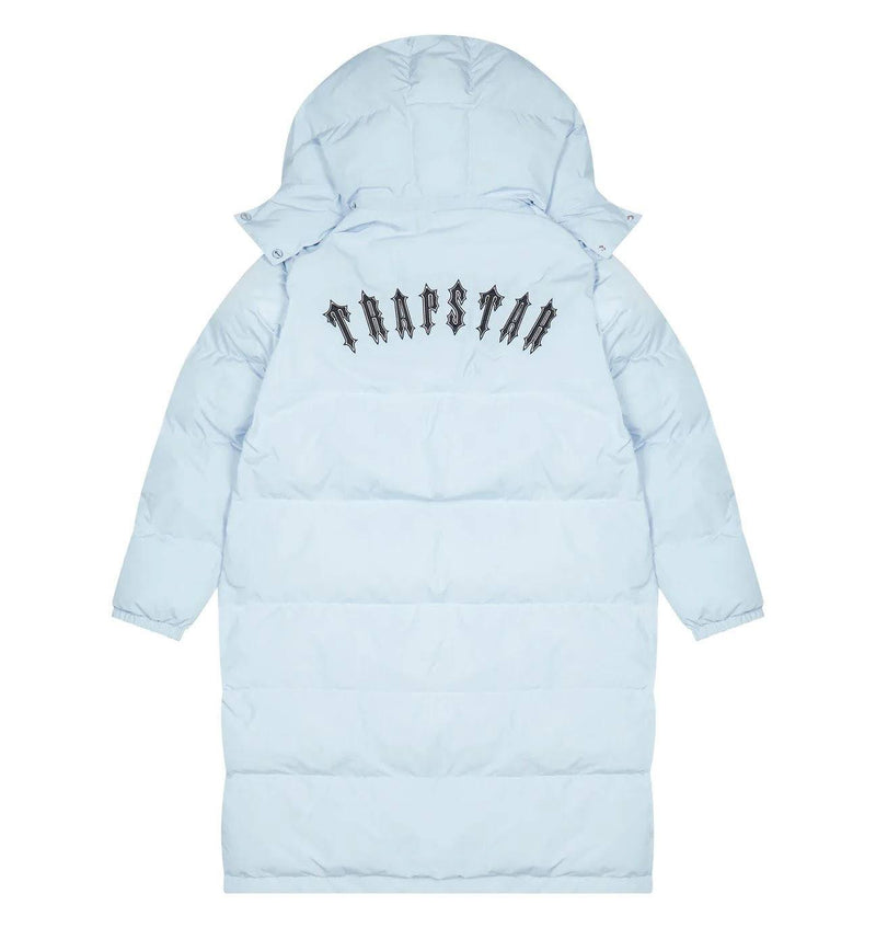 Trapstar Irongate FullLength Oversized Puffer Jacket Ice Blue No