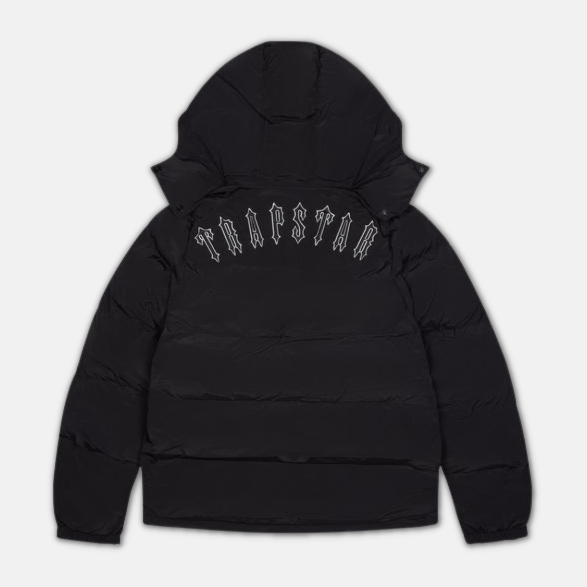 Trapstar Irongate Long Jacket Detachable Hood -  Black