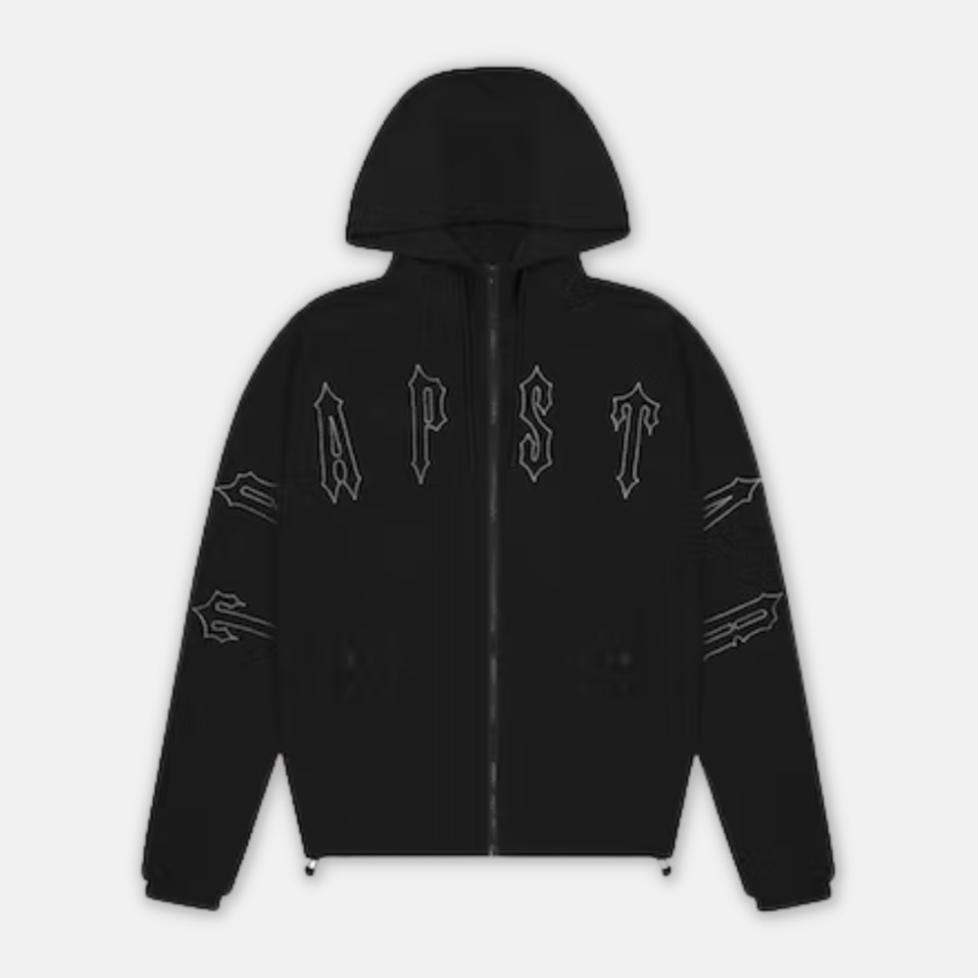 Trapstar Irongate Quilted Windbreaker - Black - No Sauce The Plug