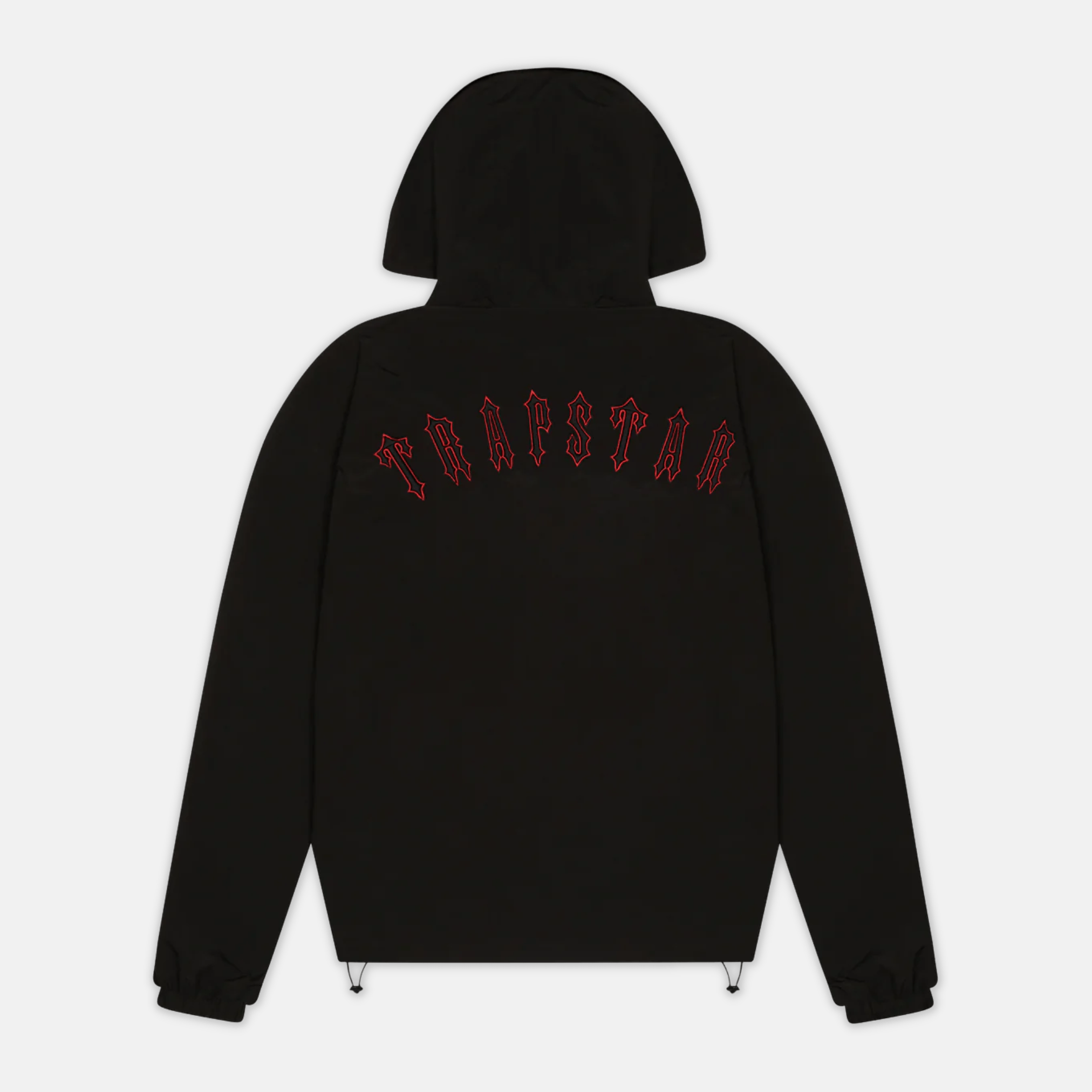Trapstar Irongate T Windbreaker - Black/Red | No Sauce The Plug