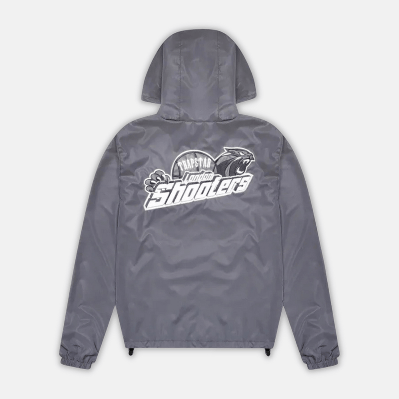 Trapstar Shooters Windbreaker Black/Reflective No Sauce The Plug