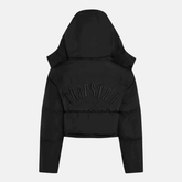 Trapstar Women's Arched Irongate AW23 Hooded Puffer - Black - No Sauce The Plug