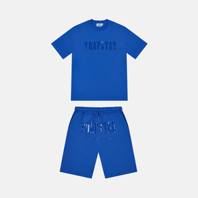 Trapstar Gel Decoded Shorts Set - Dazzling Blue - No Sauce The Plug