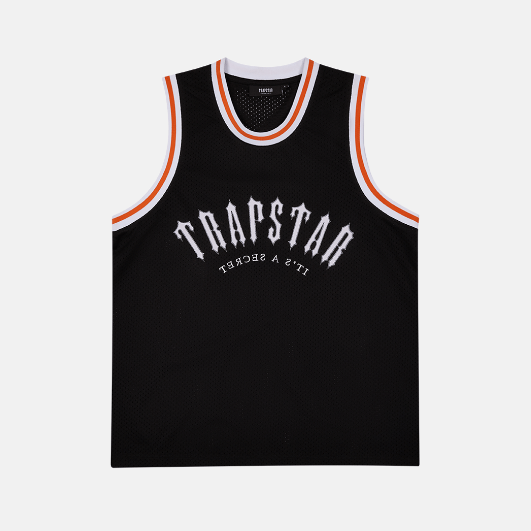Trapstar Irongate Arch Basketball Set - Black/White/Orange - No Sauce The Plug