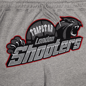 Trapstar Shooters Tee & Shorts Set - White/Grey/Red - No Sauce The Plug