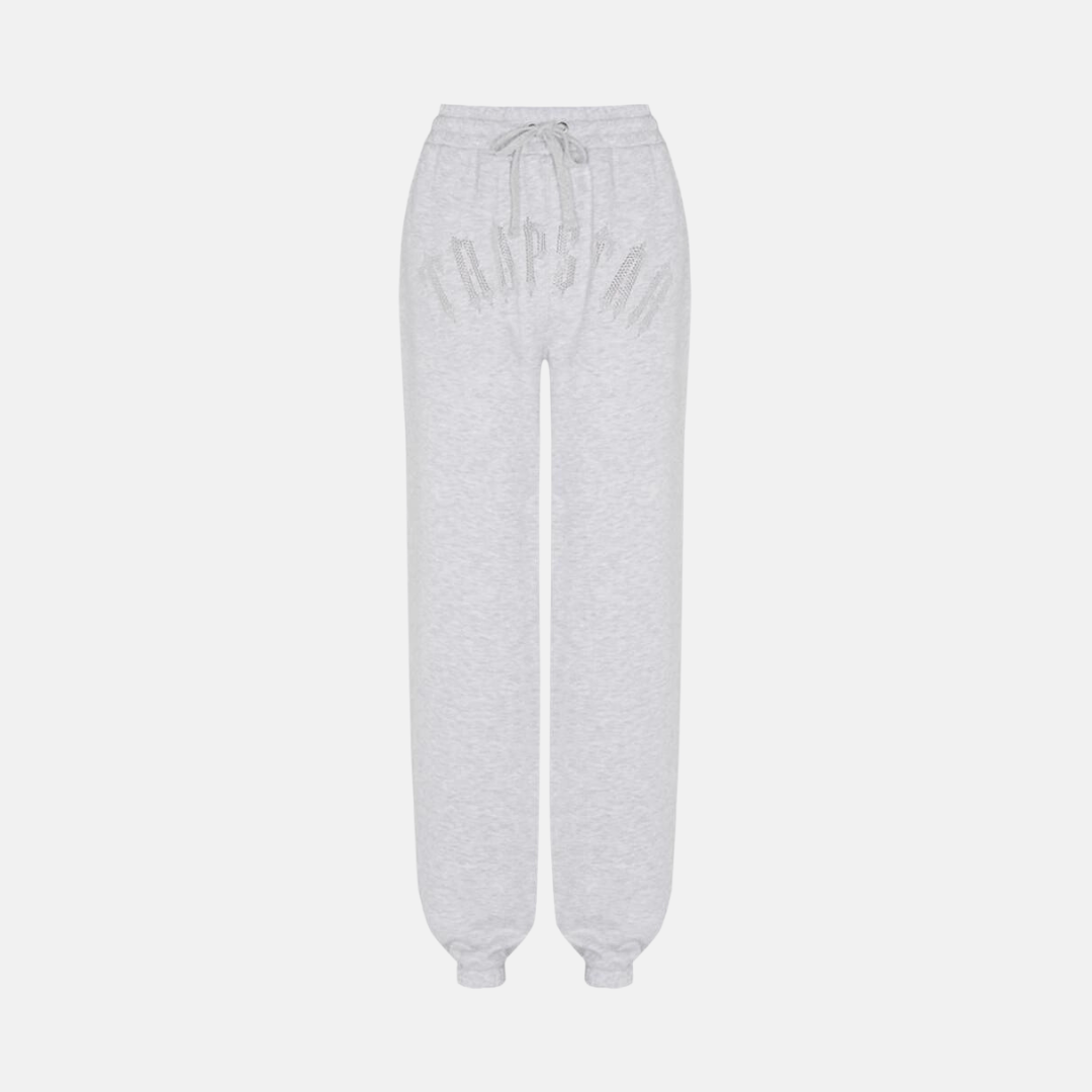 Trapstar Women's Irongate Stud Cropped Tracksuit - Grey - No Sauce The Plug