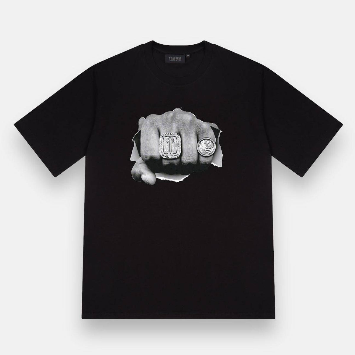 Trapstar Breakthrough Tee - Black | No Sauce The Plug