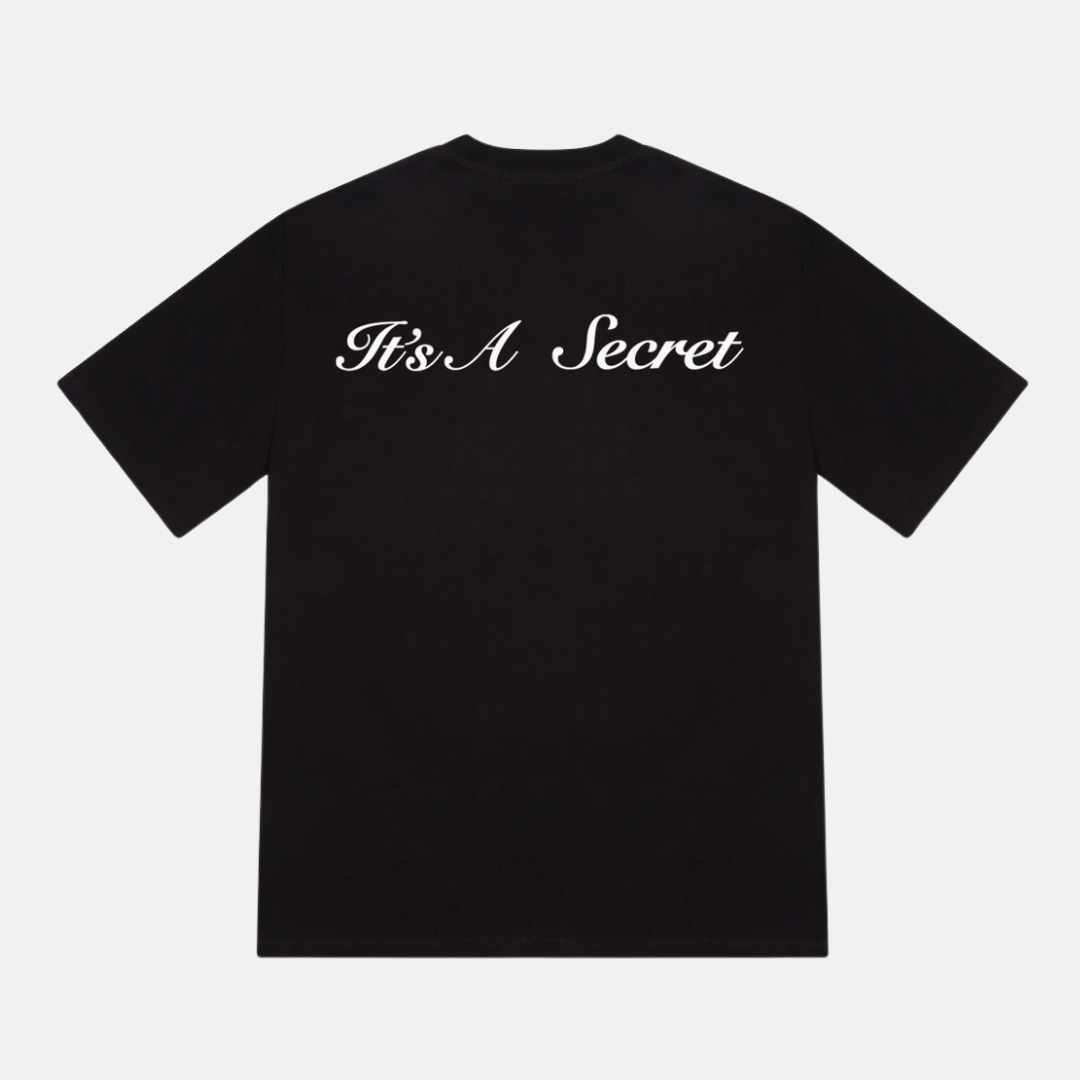 Trapstar Arched Irongate It's A Secret Tee - Black - No Sauce The Plug