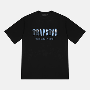 Trapstar Decoded T-Shirt - Black/Blue Camo - No Sauce The Plug