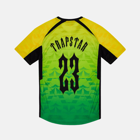 Trapstar Irongate Carnival Edition Football Jersey - Yellow/Green - No Sauce The Plug