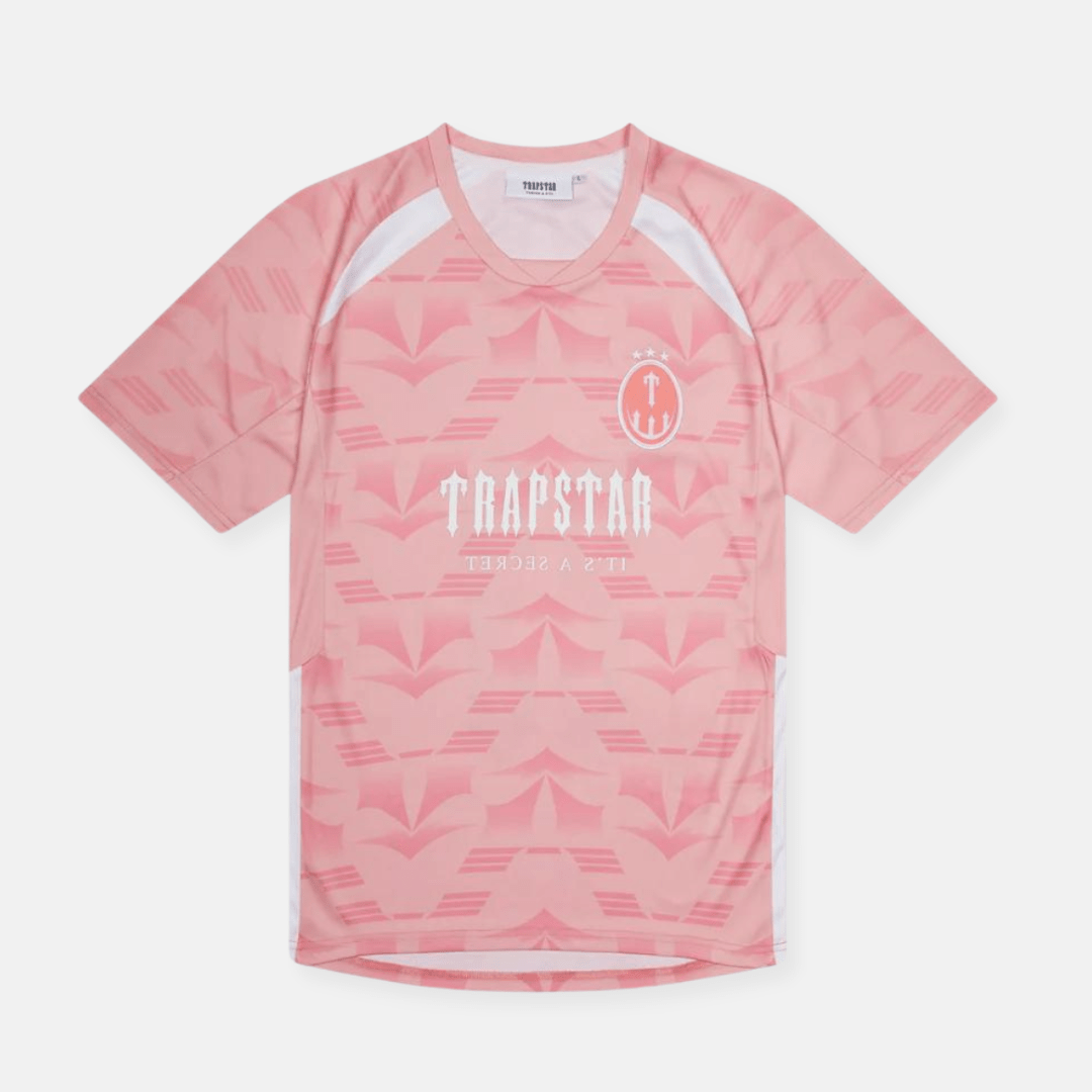 Trapstar Irongate Football Jersey - Pink - No Sauce The Plug